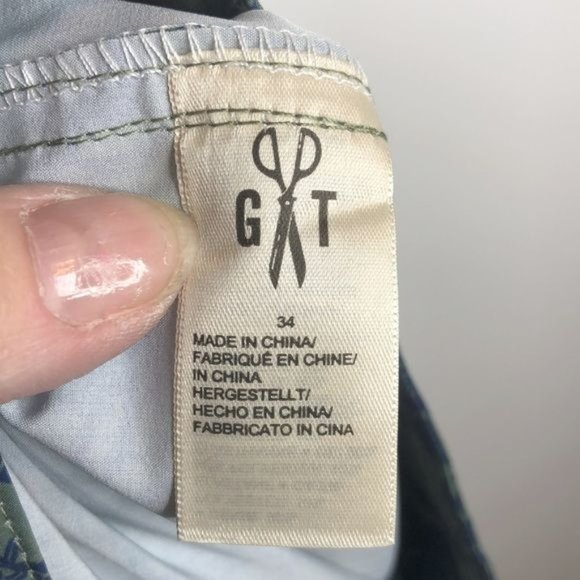 NWT Goodthreads Men’s Swim Trunks Suit Green 34 - Picture 8 of 9